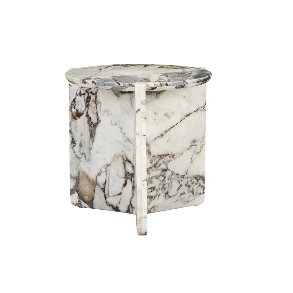 Venus Revolve Side Table Satin Ocean 525mm