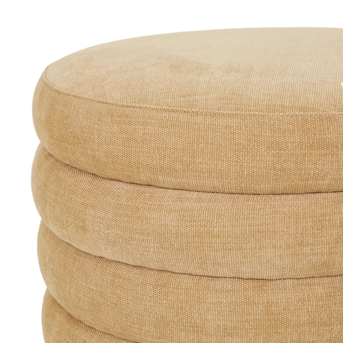 Kennedy Ribbed Medium Ottoman Copeland Honey