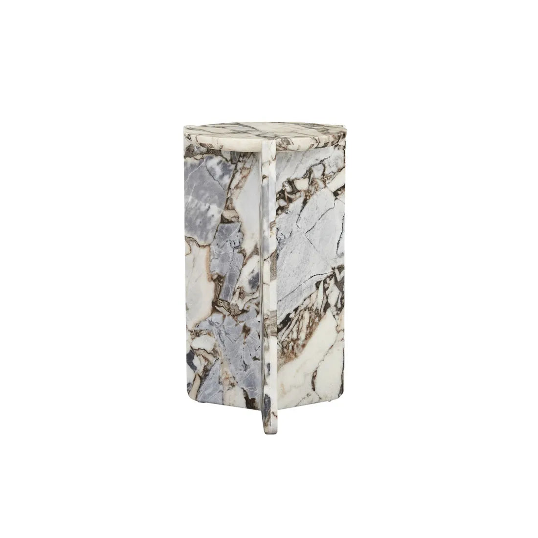 Venus Revolve Side Table Satin Ocean 375mm