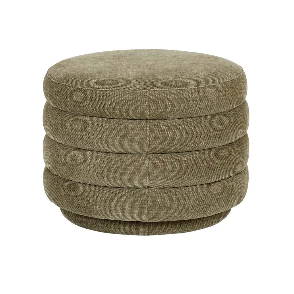 Kennedy Ribbed Medium Ottoman Copeland Olive
