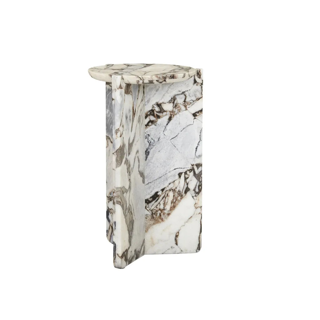 Venus Revolve Side Table Satin Ocean 375mm