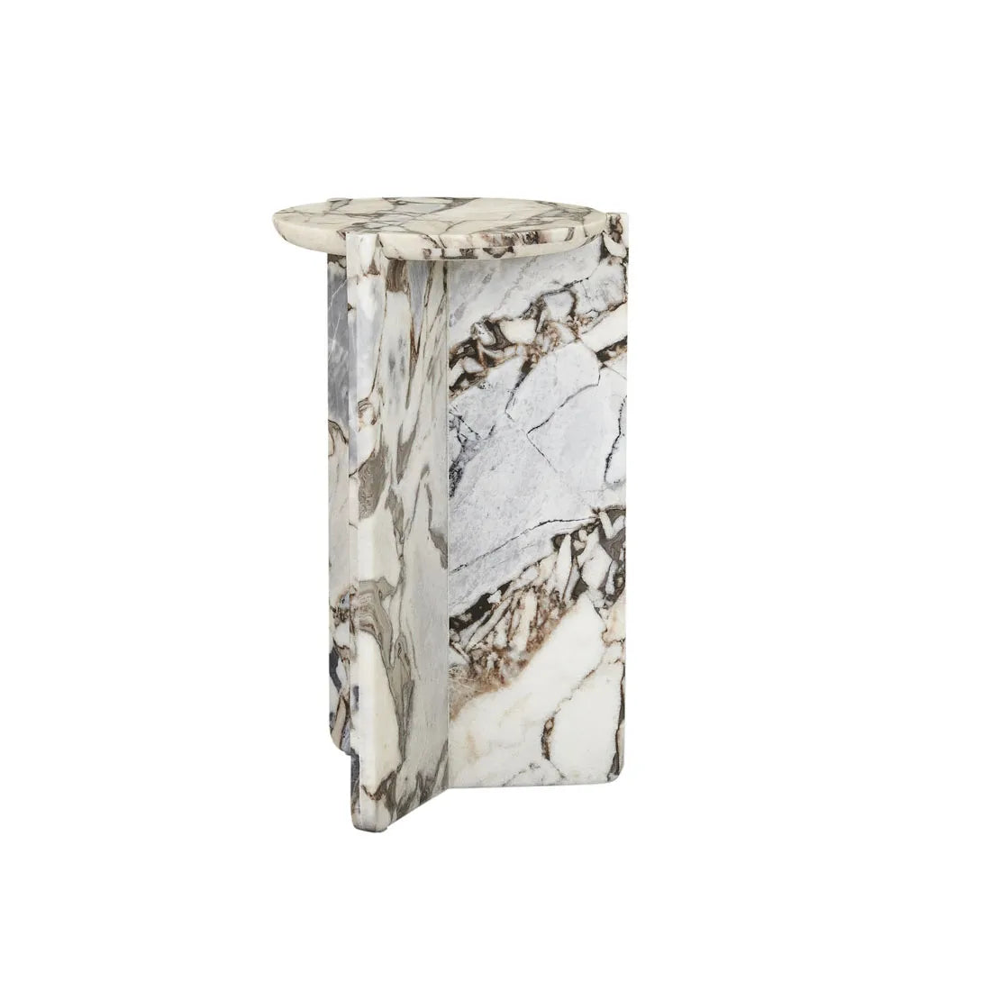Venus Revolve Side Table Satin Ocean 375mm