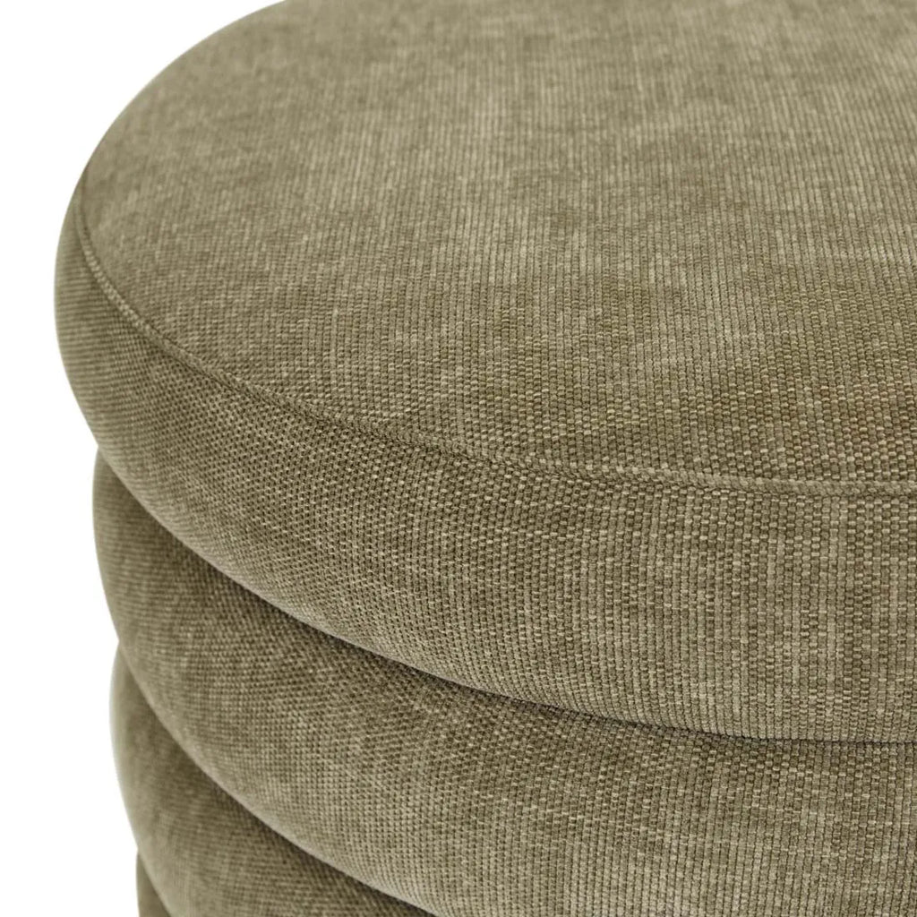 Kennedy Ribbed Medium Ottoman Copeland Olive