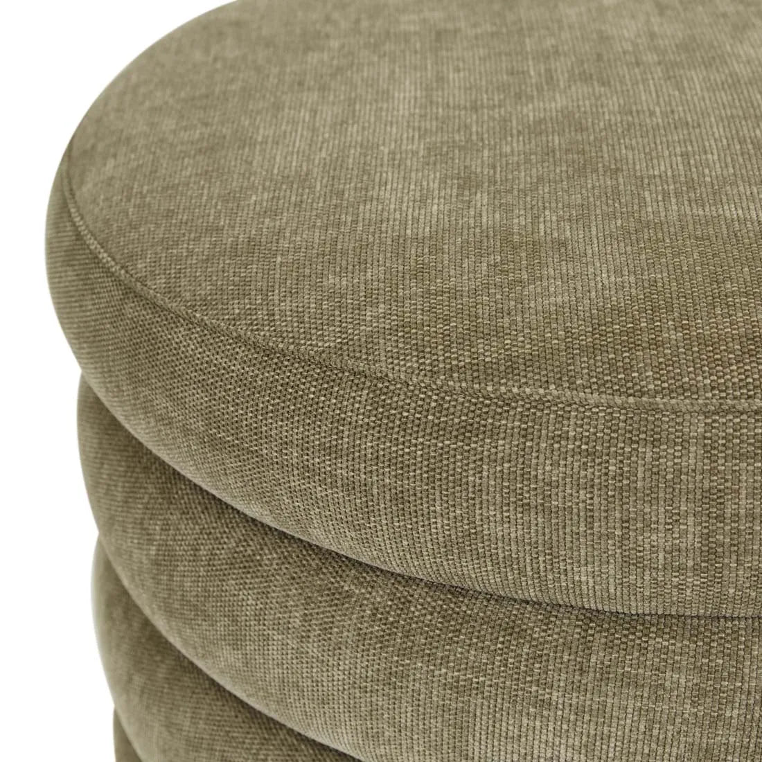 Kennedy Ribbed Medium Ottoman Copeland Olive