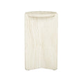 Venus Revolve Side Table Travertine 375mm