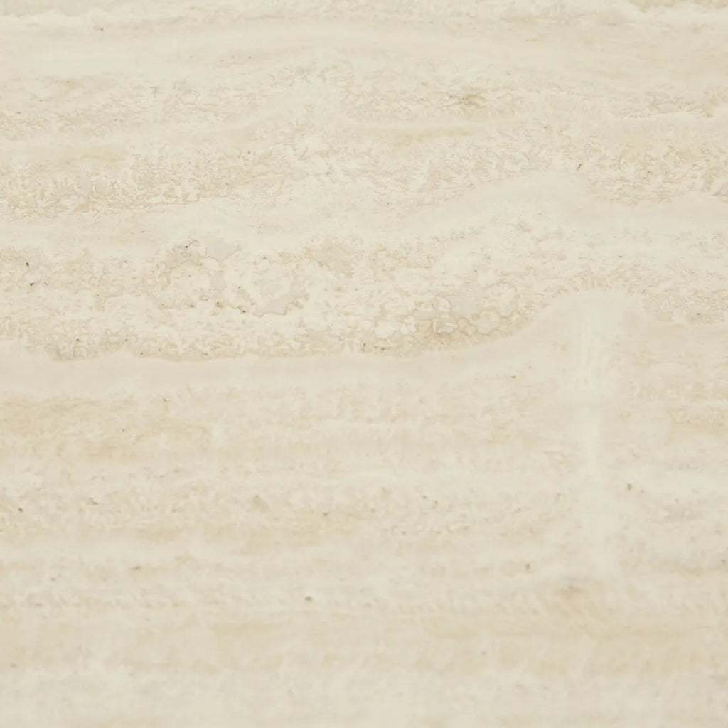 Venus Revolve Side Table Travertine 525mm