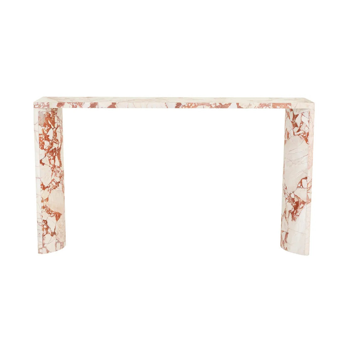 Verity Console Table Russet Marble