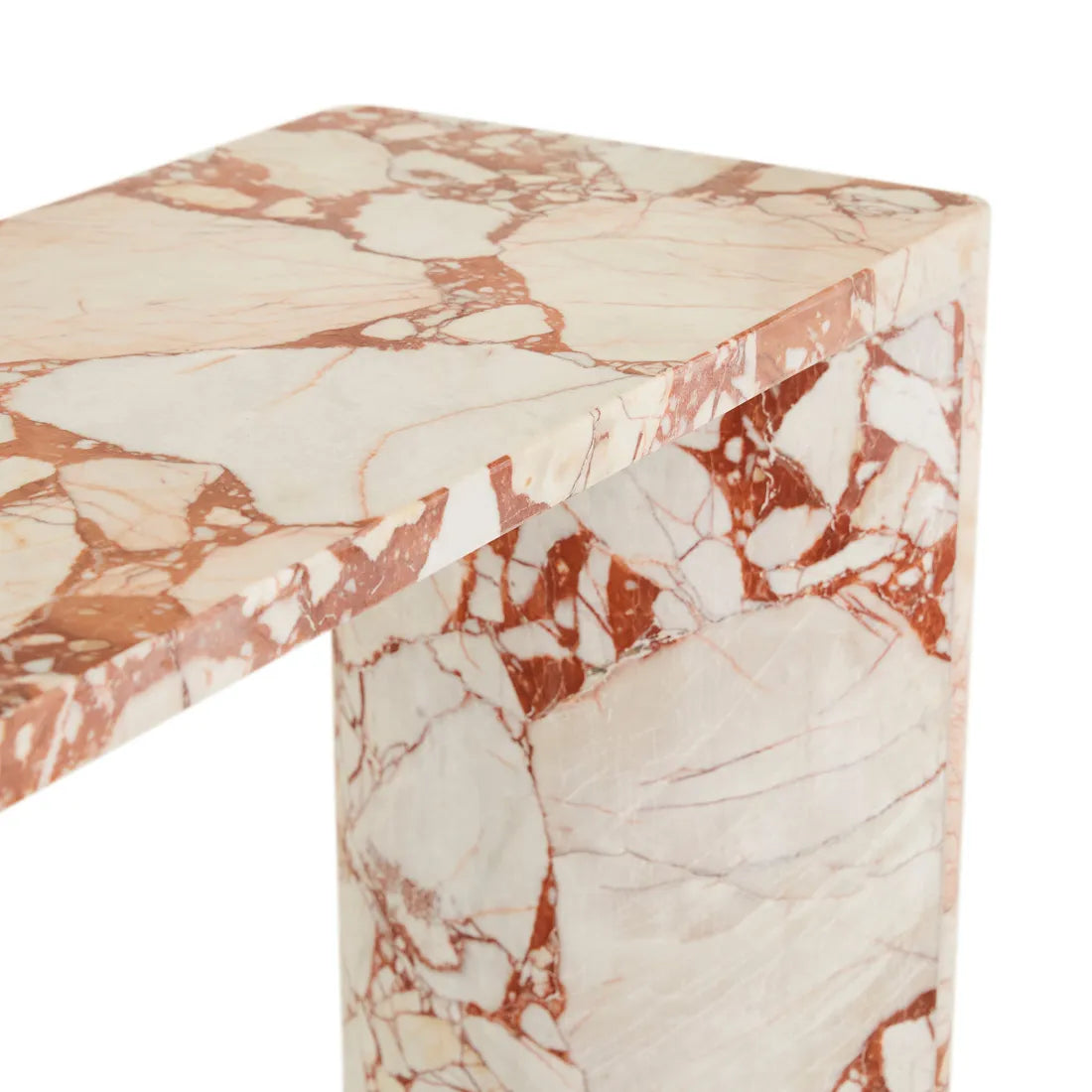 Verity Console Table Russet Marble