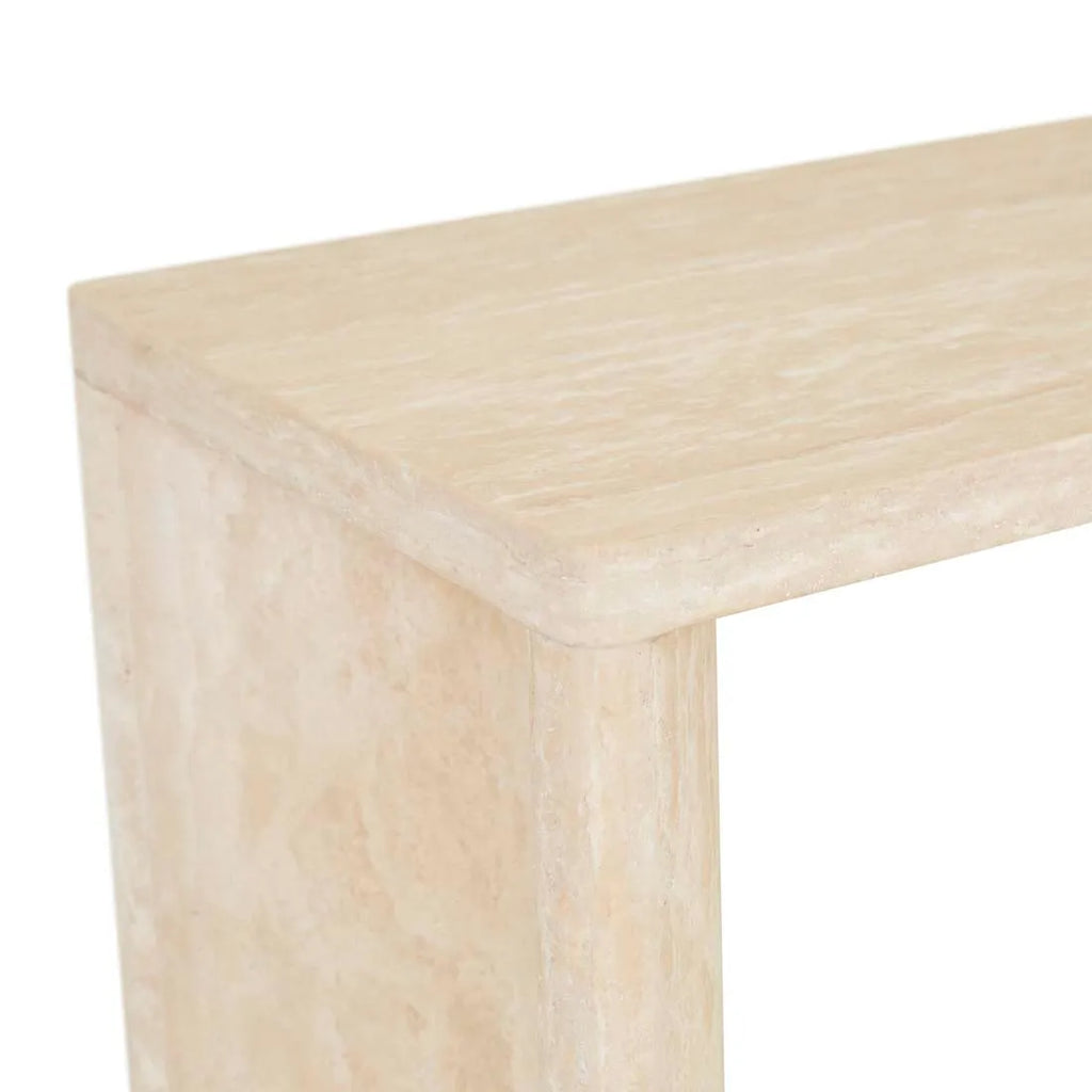 Verity Console Table Travertine