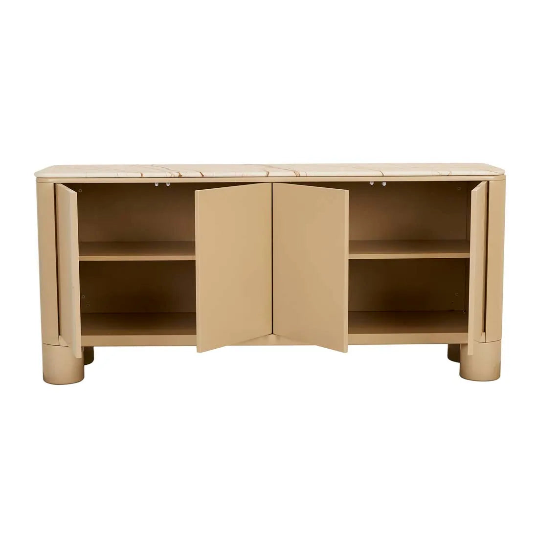 Frankie Marble Buffet Camel