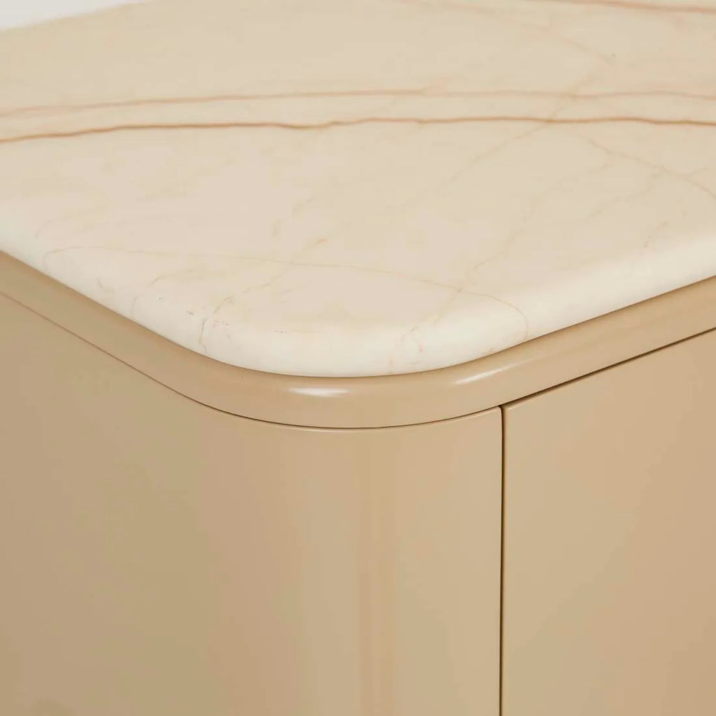 Frankie Marble Buffet Camel