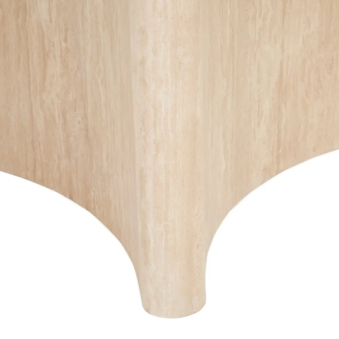 Verity Round Dining Table Travertine