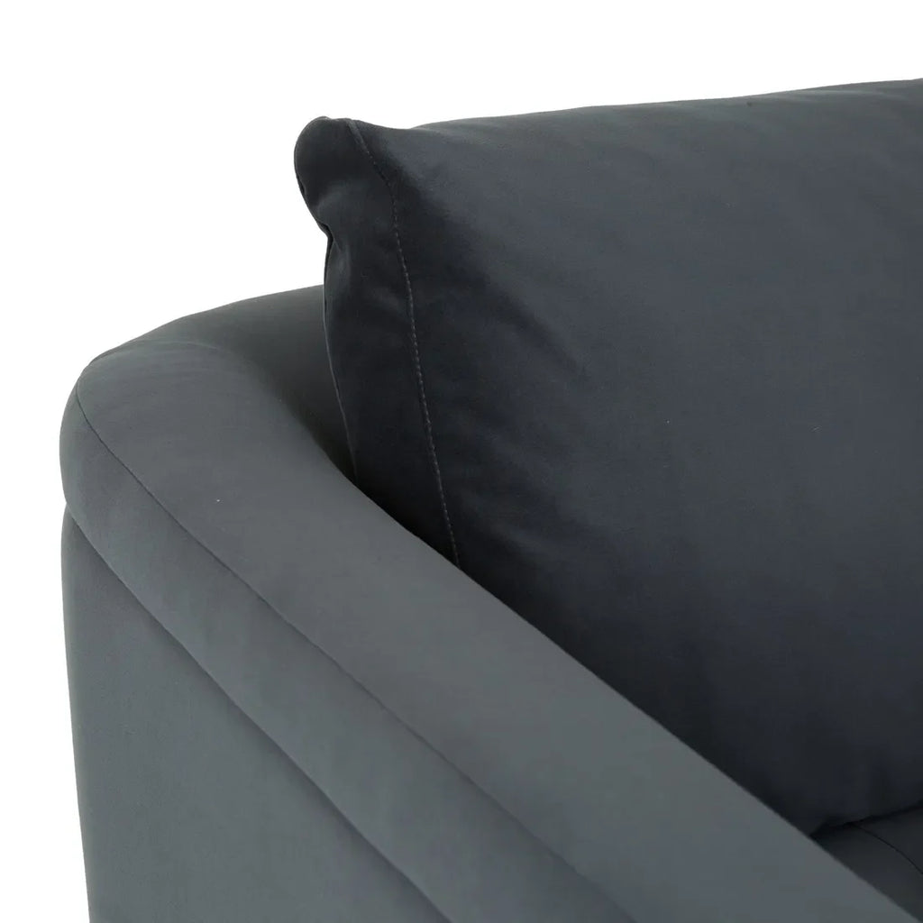 Vittoria Carson Three Seater Sofa Nocturne Velvet