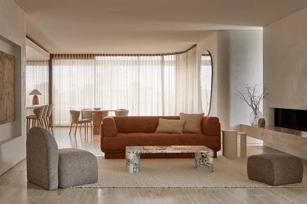 Vittoria Strata Three Seater Sofa Noyack Salt