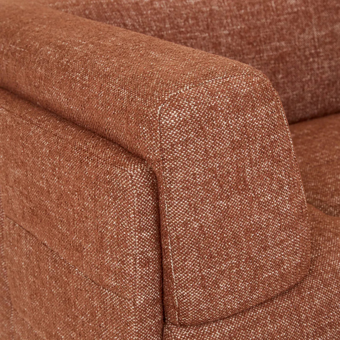 Vittoria Strata Three Seater Sofa Brick