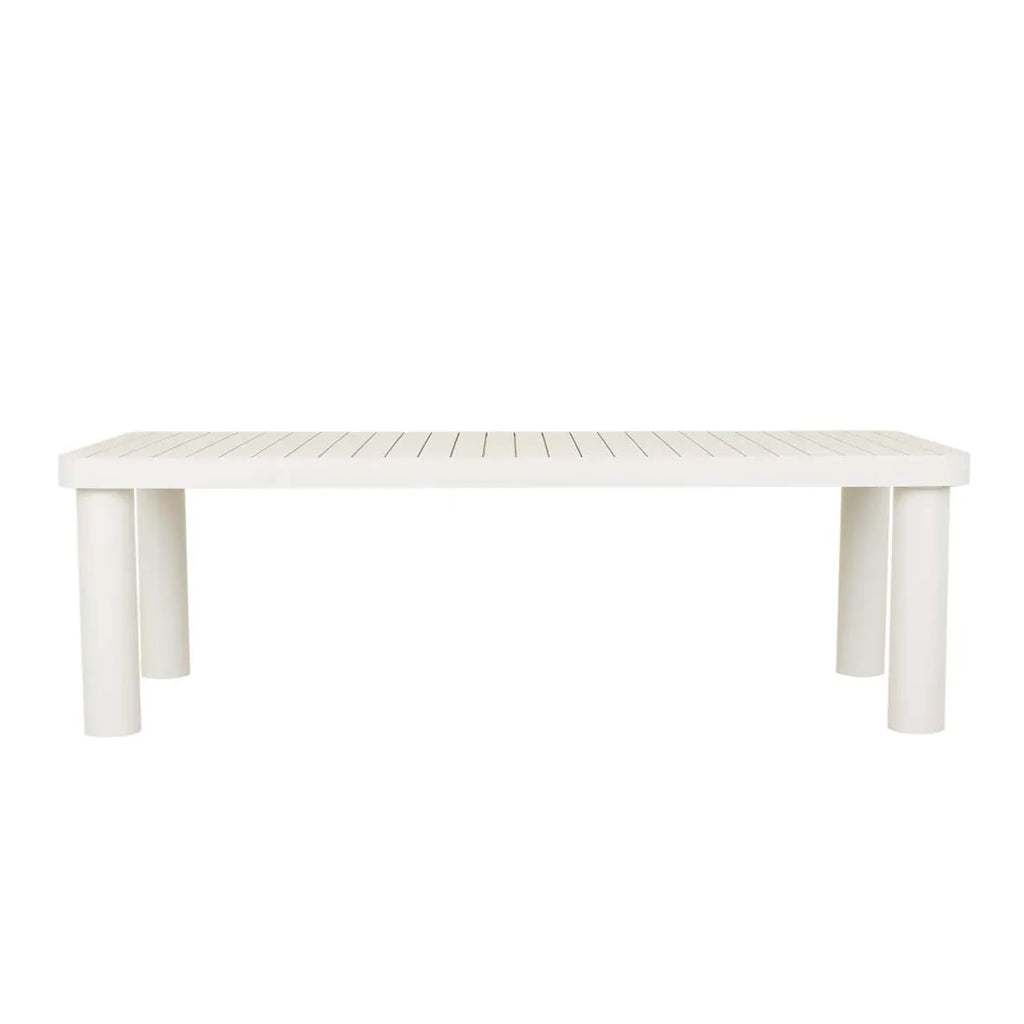 Frankie Outdoor Dining Table White