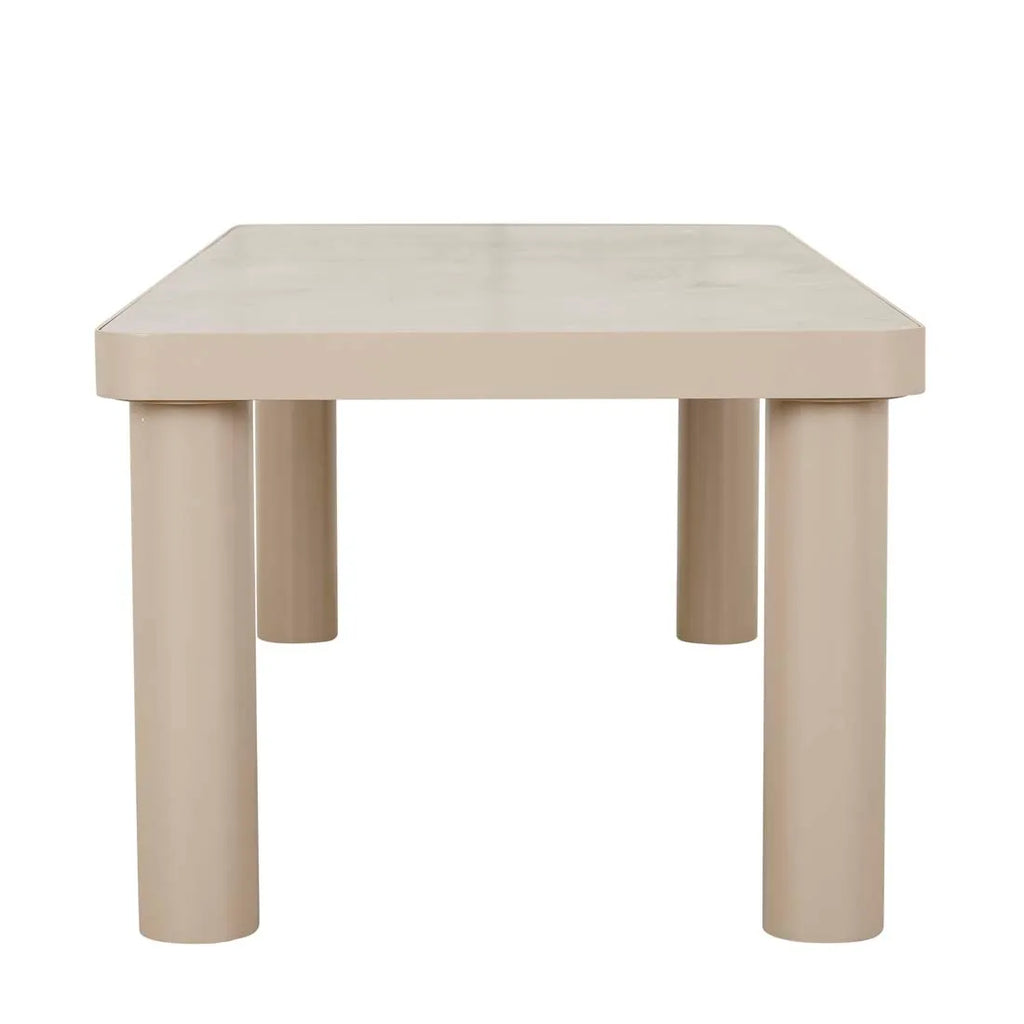 Frankie Outdoor Ceramic Dining Table Clay