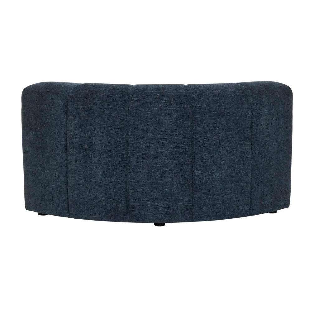 Juno Channel Round Corner Sofa Copeland Ink