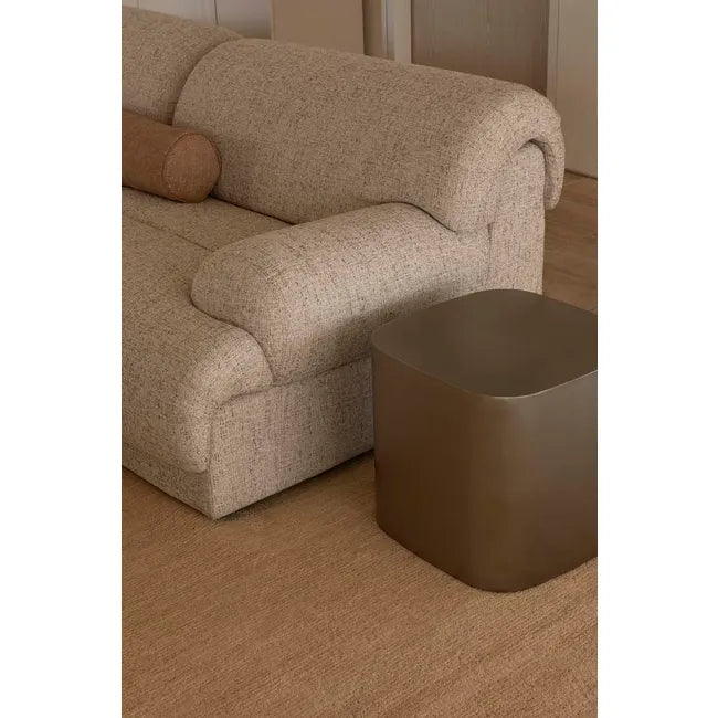 Juno Sierra Left Chaise Sofa White Bark