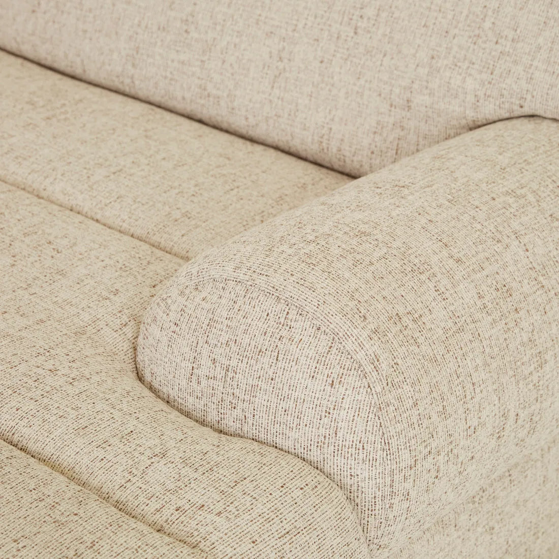 Juno Sierra Right Chaise Sofa White Bark