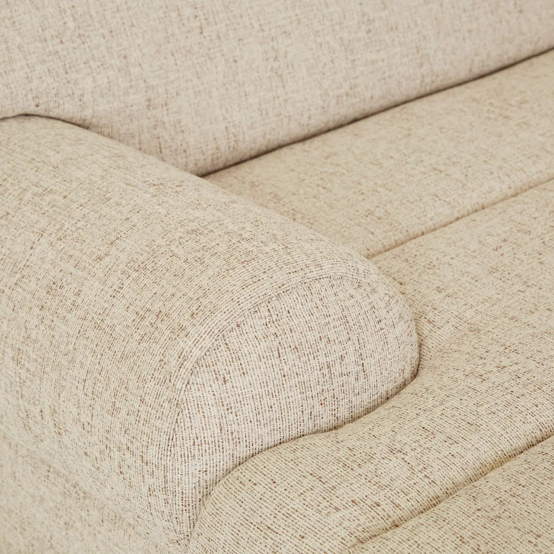Juno Sierra Left Chaise Sofa White Bark