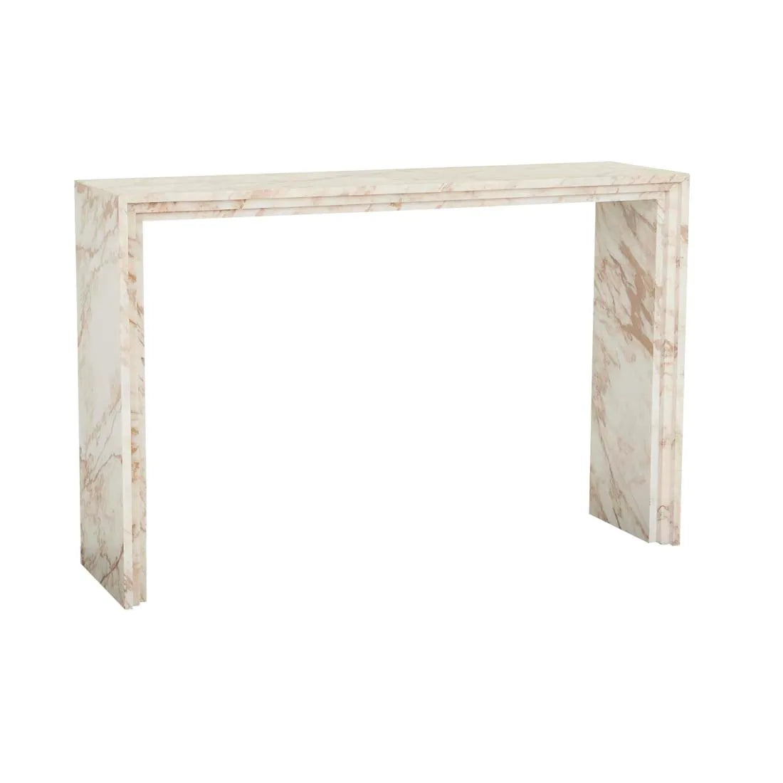 Ponte Console Table Golden White