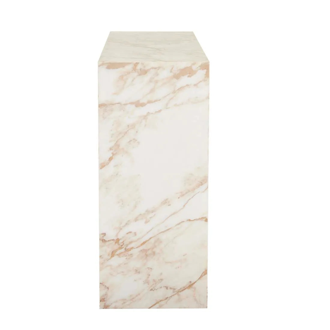Ponte Console Table Golden White