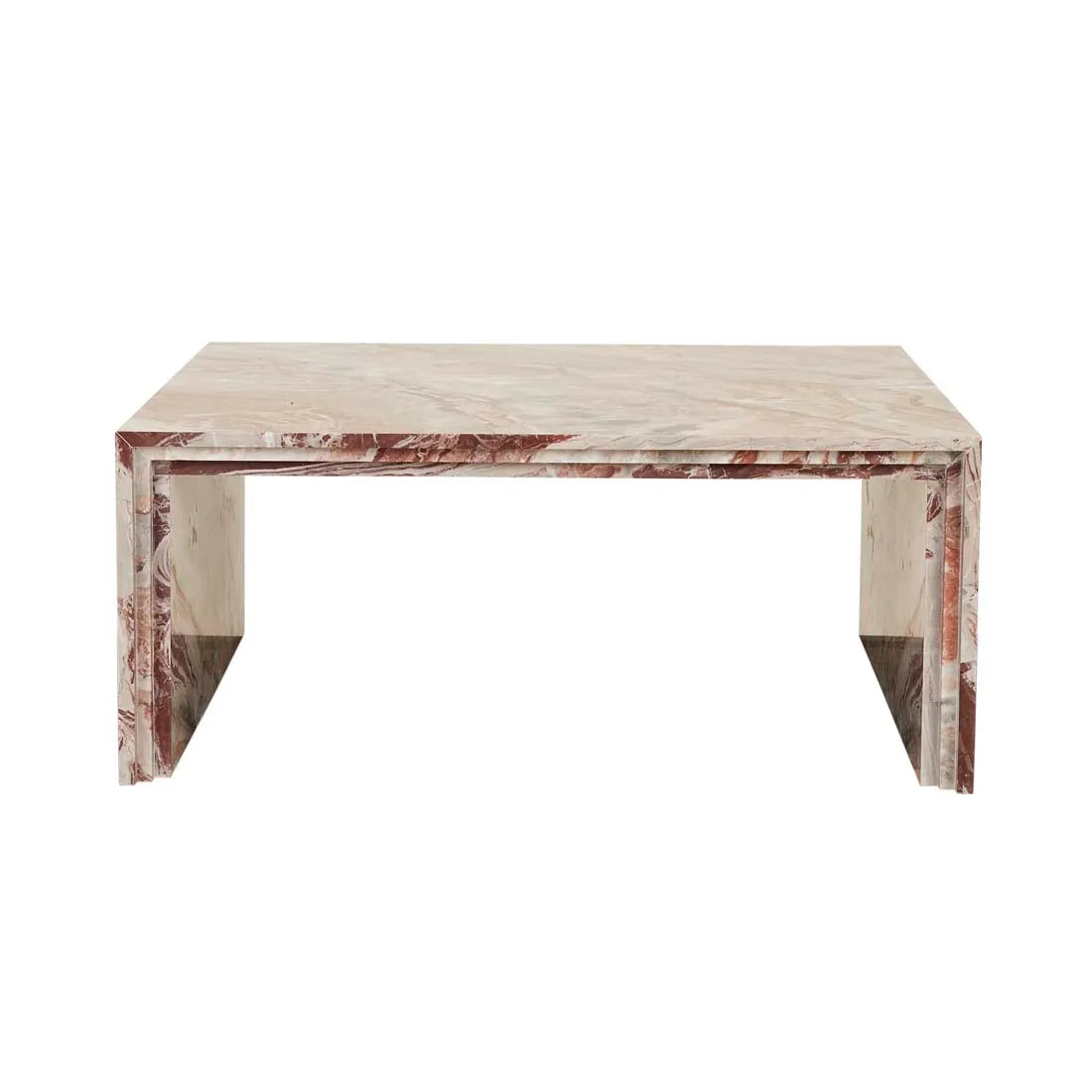 Ponte Coffee Table Red Marble