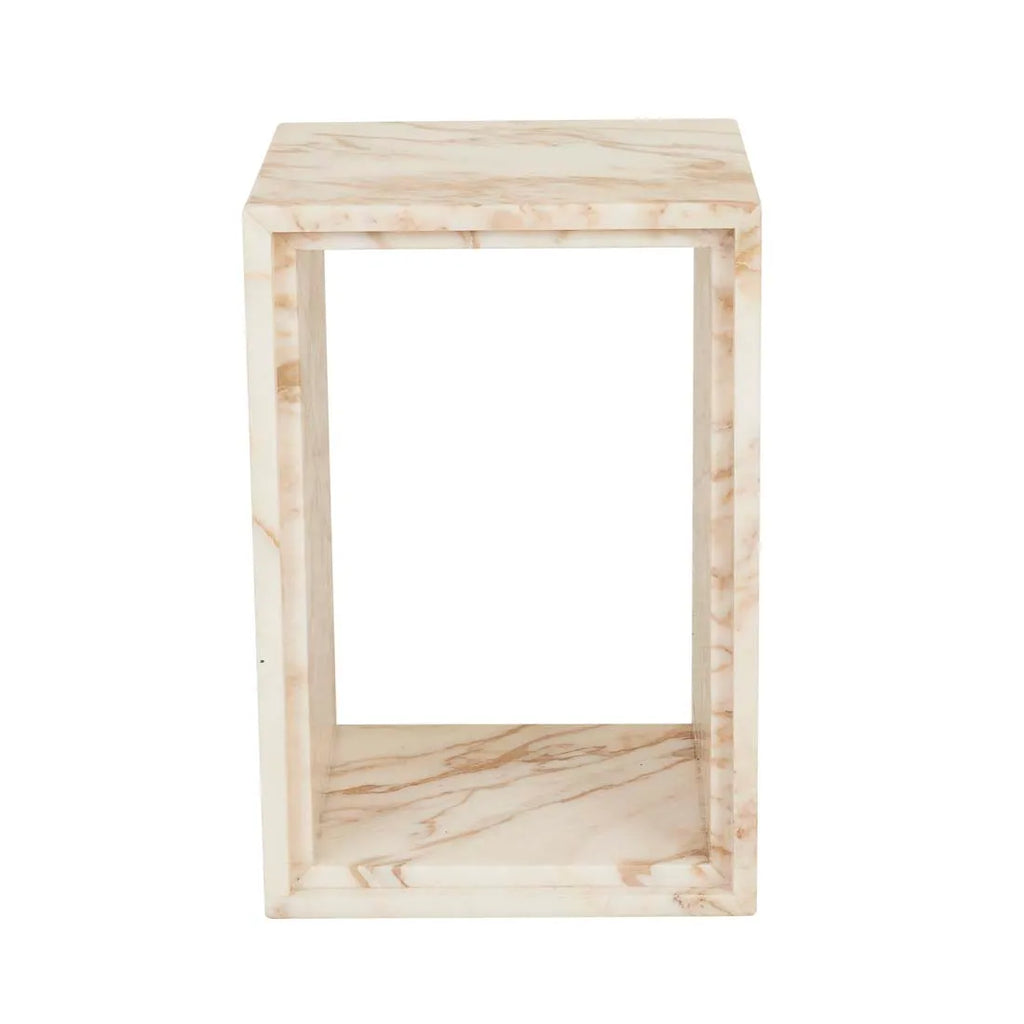 Ponte Side Table Golden White