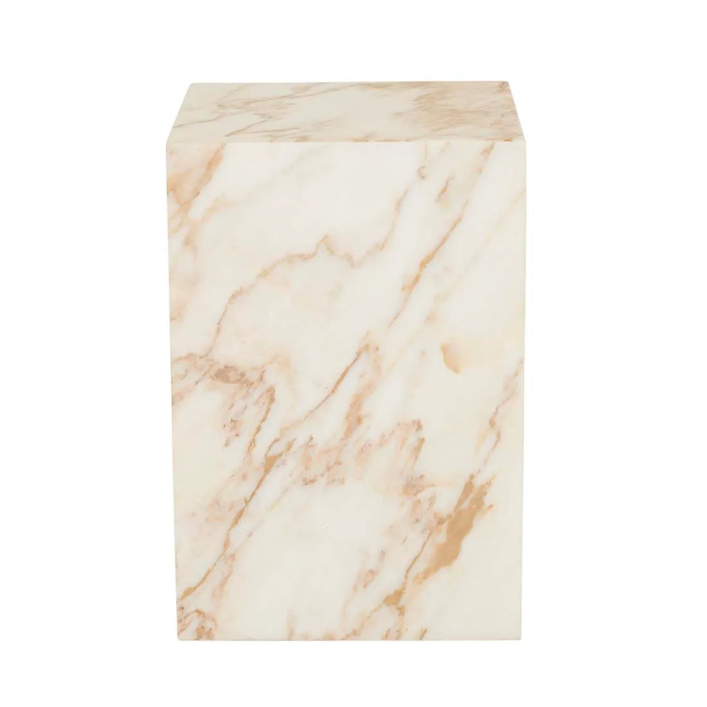Ponte Side Table Golden White