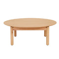 Abbott Round Coffee Table New Oak