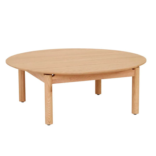 Abbott Round Coffee Table New Oak