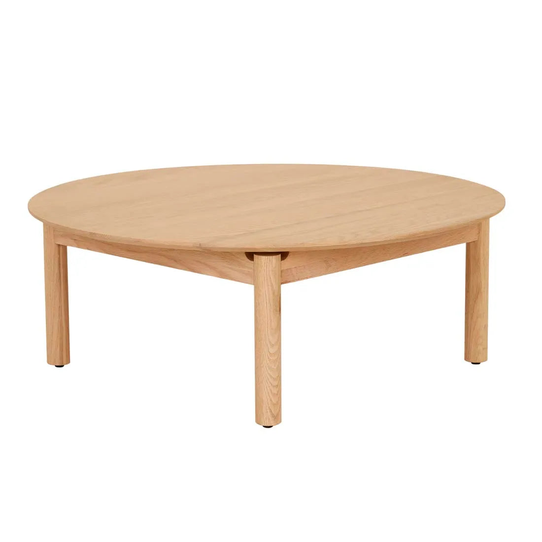 Abbott Round Coffee Table New Oak