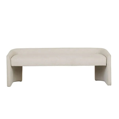 Addison Bench Natural White