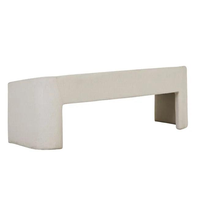 Addison Bench Natural White