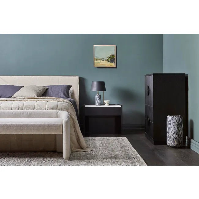 Addison Bench Natural White