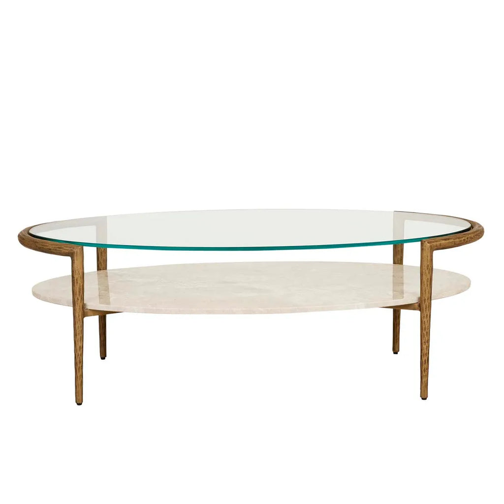 Ophelia Pointe Oval Table Silk Grey