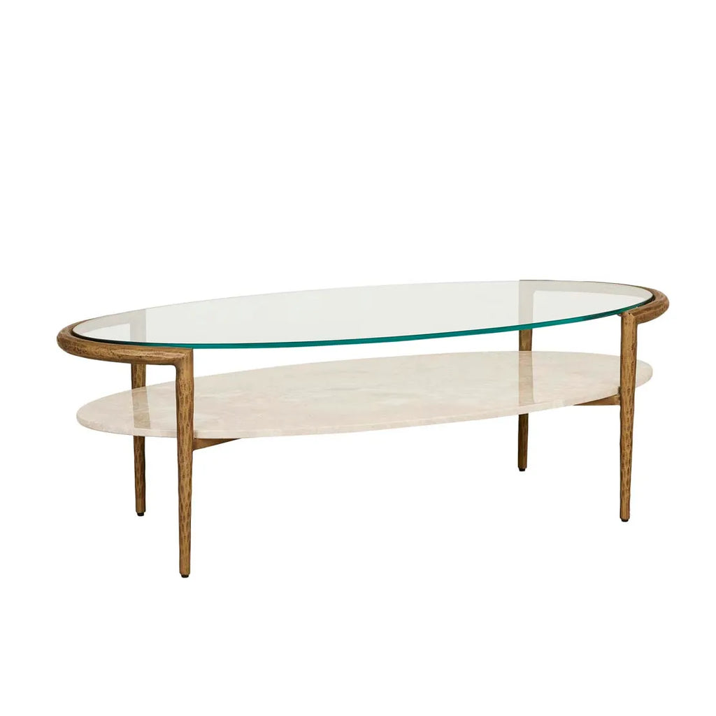 Ophelia Pointe Oval Table Silk Grey