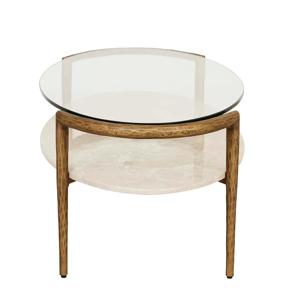 Ophelia Pointe Oval Table Silk Grey