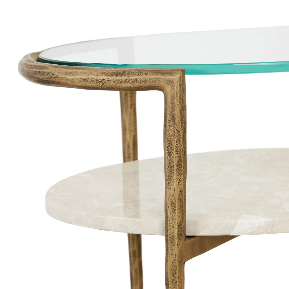 Ophelia Pointe Side Table Silk Grey