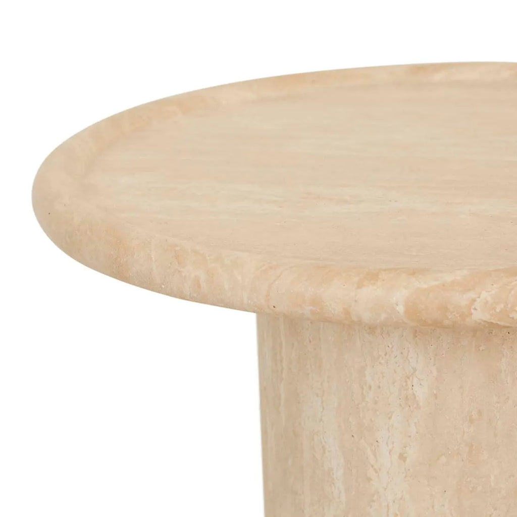 Pippa Marble Side Table Natural