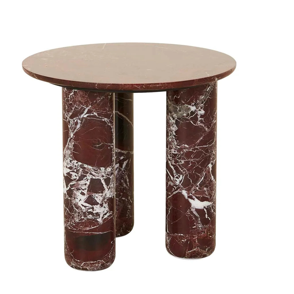 Atlas Orbit Side Table Rouge