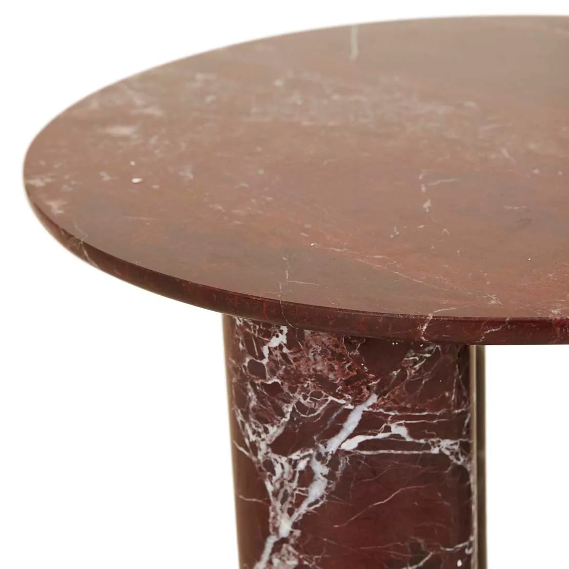Atlas Orbit Side Table Rouge