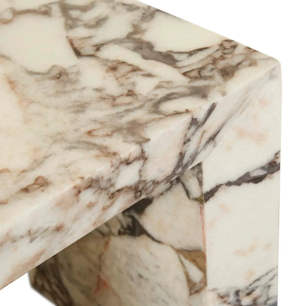 Monument Marble Side Table Ocean
