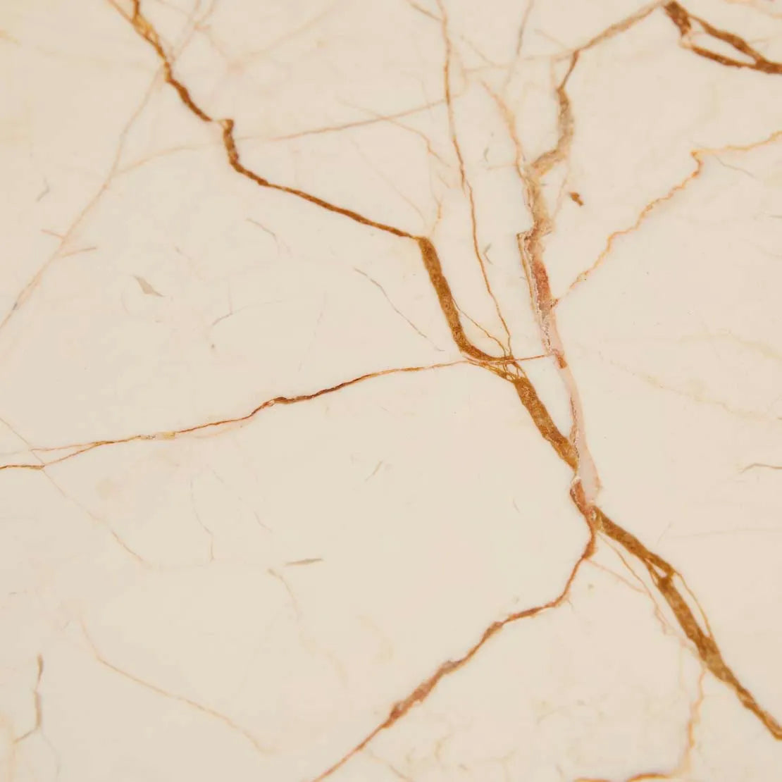 Henry Marble Side Table Brown Vein