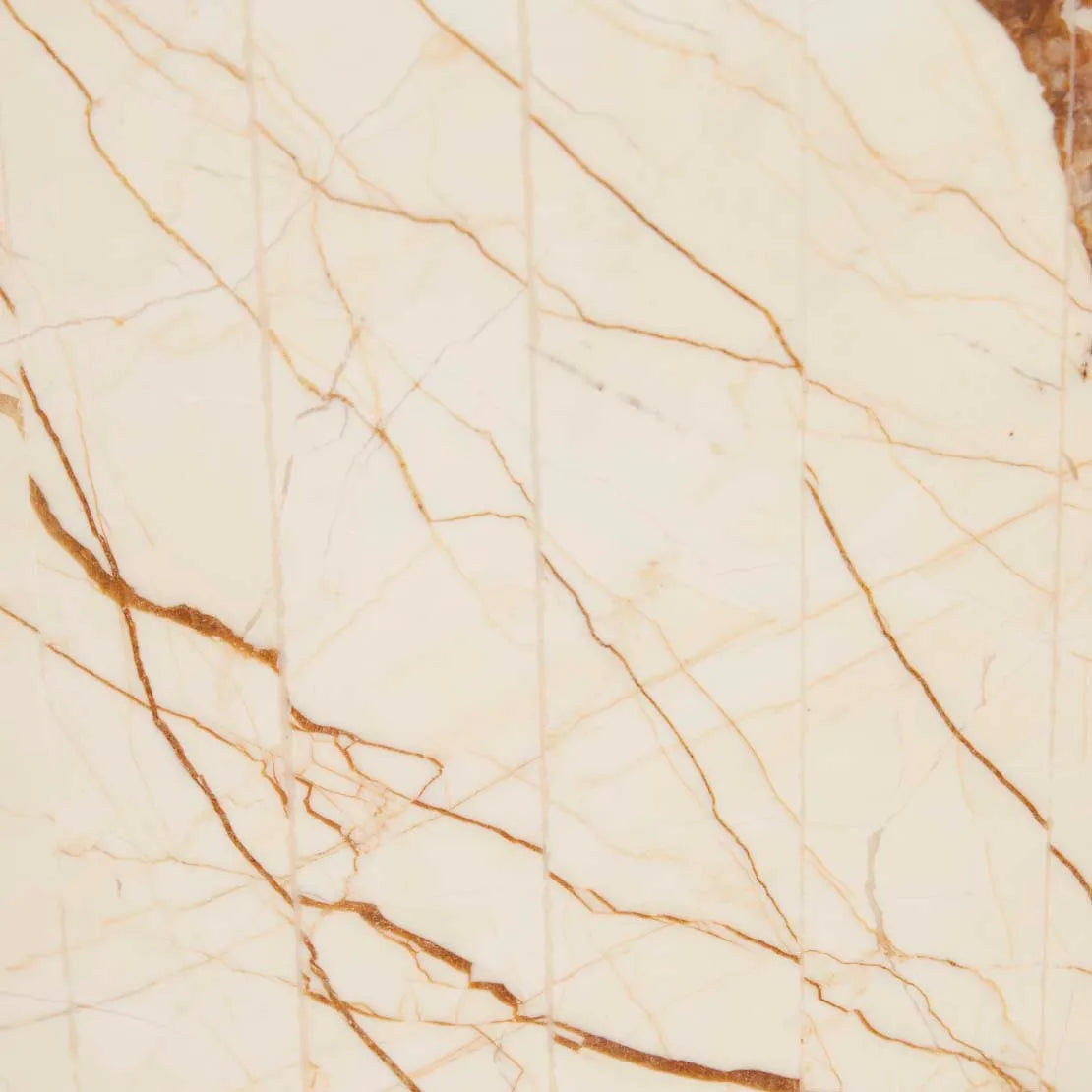 Henry Marble Side Table Brown Vein