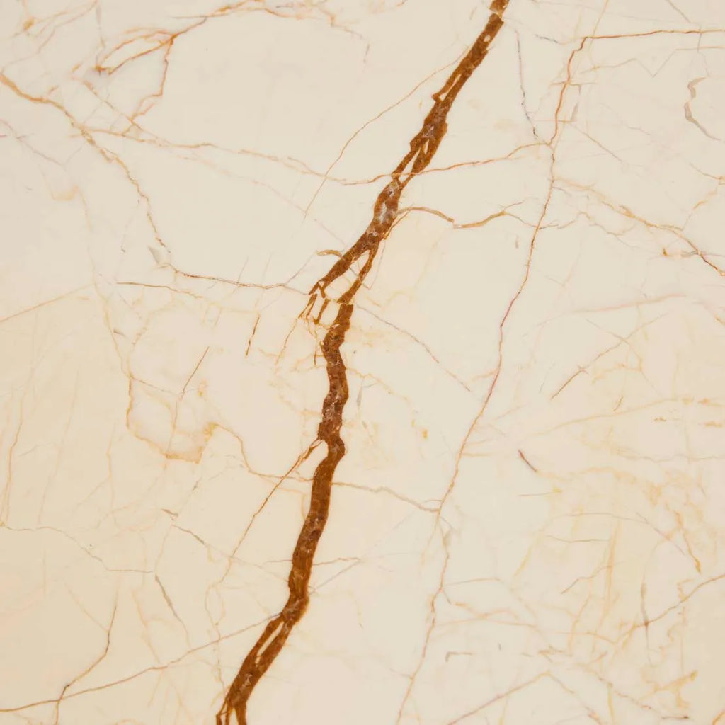 Henry Marble Coffee Table Brown Vein