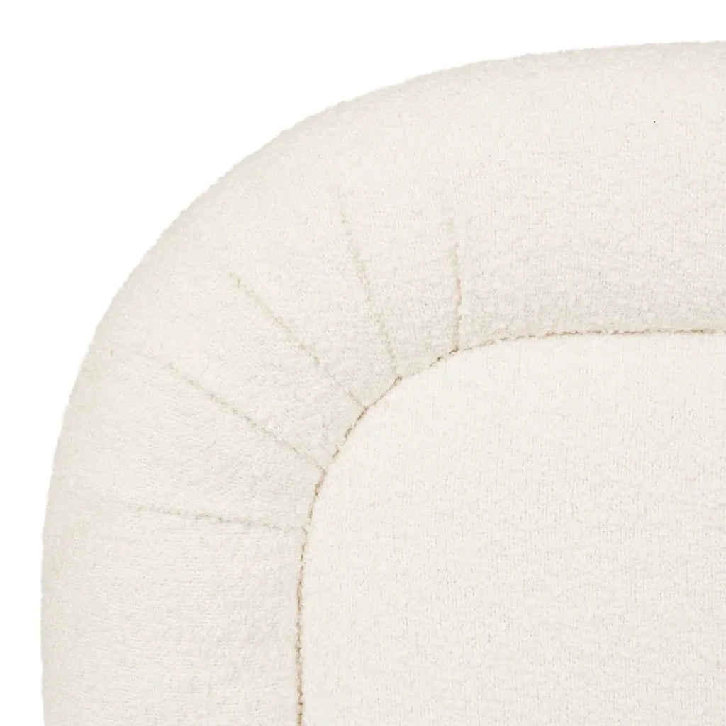 Almos Chubby Bedhead King Ivory Boucle