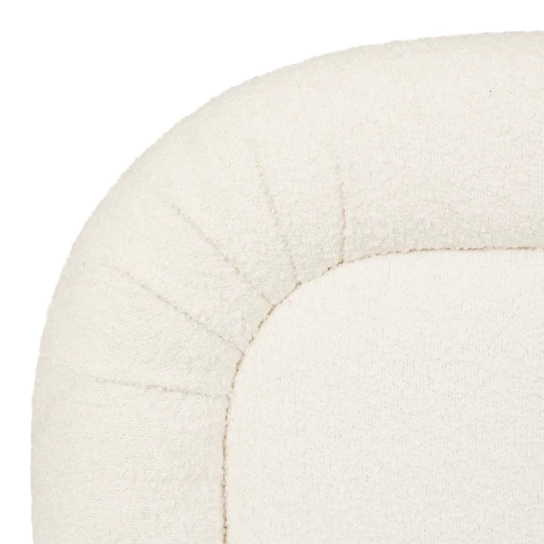 Almos Chubby Bedhead King Ivory Boucle