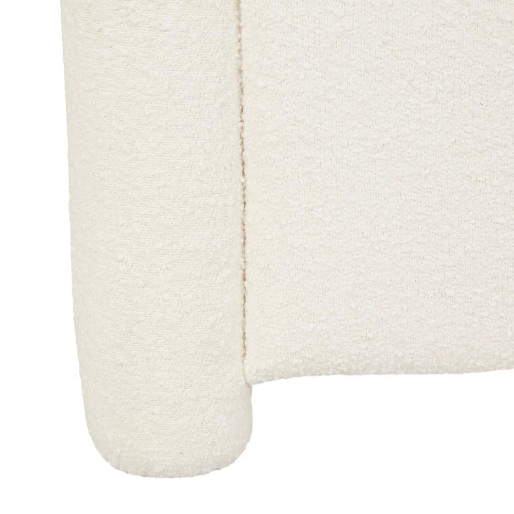 Almos Chubby Bedhead King Ivory Boucle